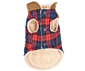 Scottish Jacket Plaid (Red & Blue) for Dogs-Southern Agriculture