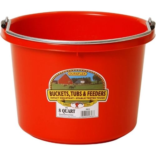 DuraFlex Plastic Bucket - 8 quart-Southern Agriculture