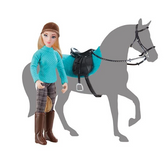 Breyer Heather, English Rider 6" Figure and Saddle, Bridle, and Pad-Southern Agriculture