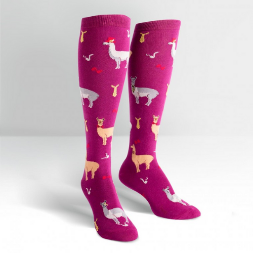 Llama Drama Knee High Socks-Southern Agriculture