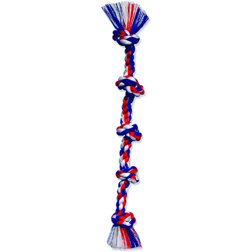 Mammoth - Flossy Chew Color Rope 5 Knot Tug. Dog Toy.-Southern Agriculture