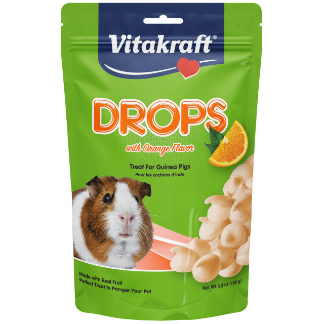 Orange Drops For Guinea Pigs In Pouch