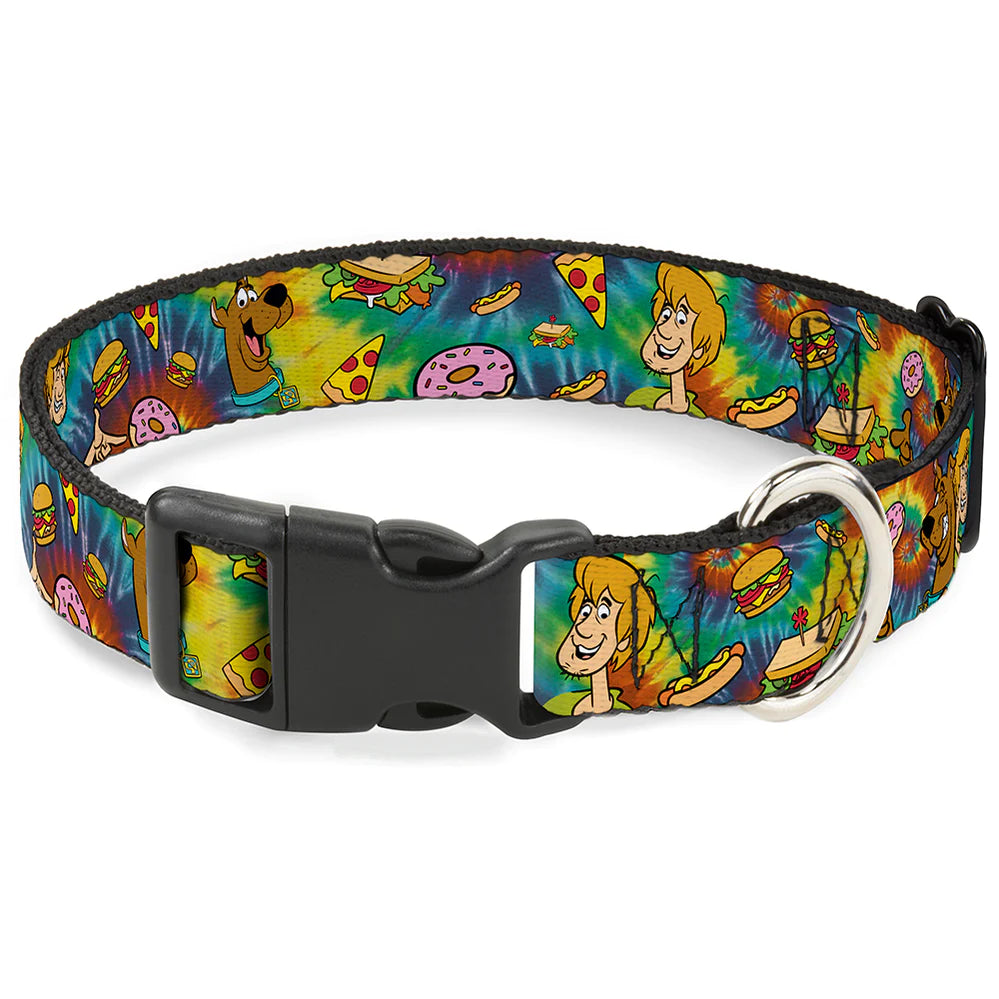 Buckle Down - Collar Nylon Adj. Munchies Scooby & Shaggy 1" x 11"-16.5"